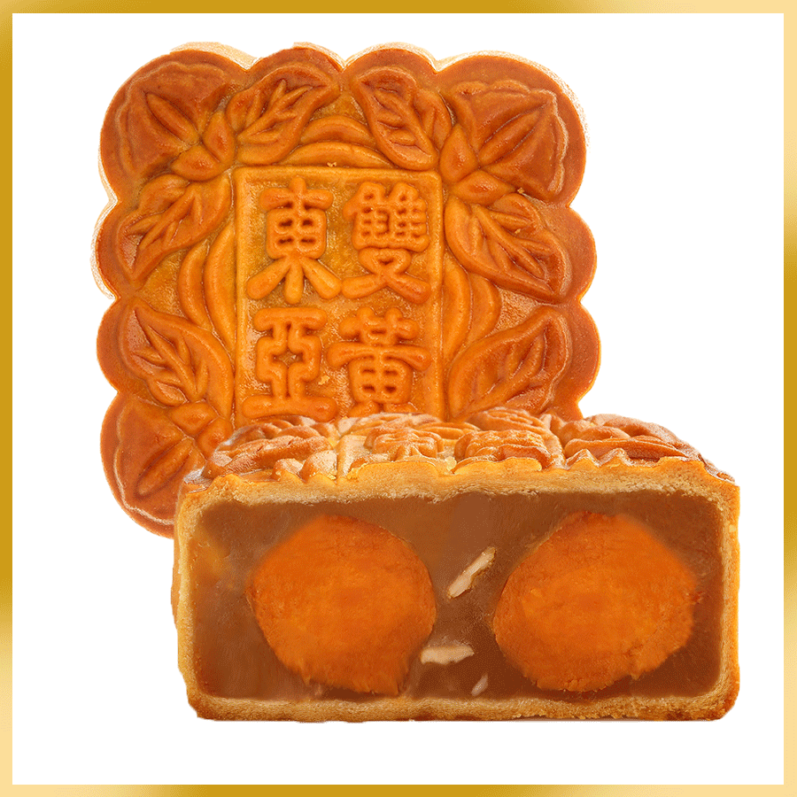 Less Sugar White Lotus Double Yolk 低糖白莲蓉双璜