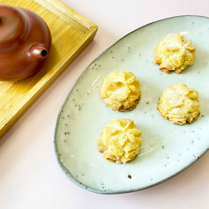 「乐」Snowy Butter Cookie (Less Sweet) 雪花奶油饼